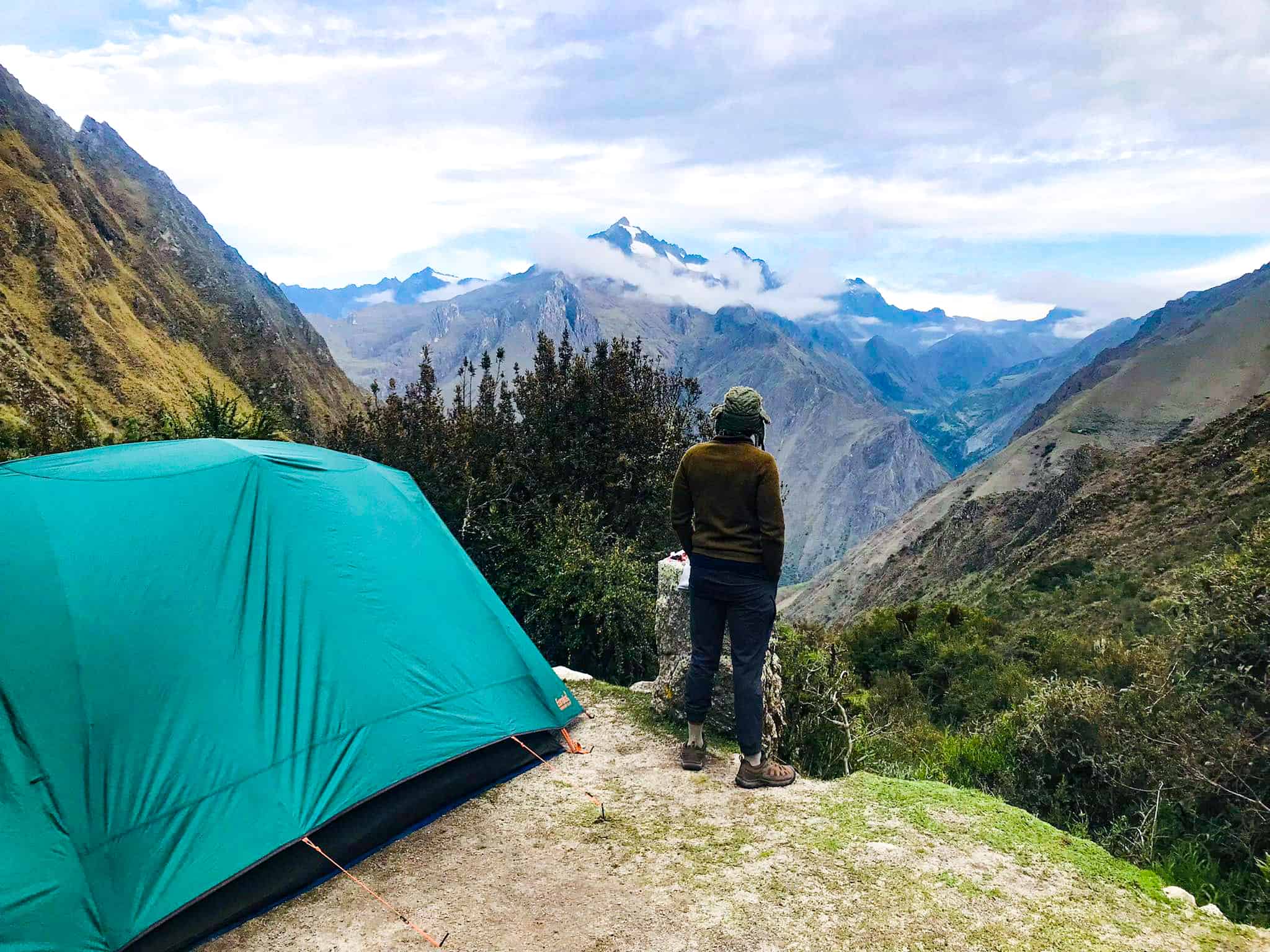 Las mejores vistas del campamento en el Camino Inca a Machu Picchu Tour privado