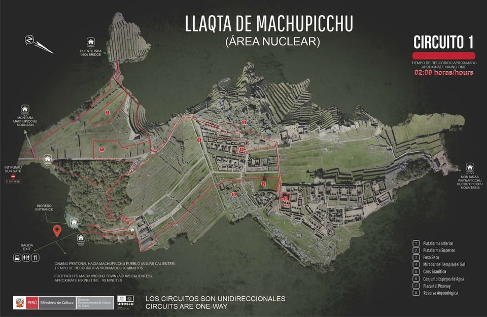 Circuito 1 - Tour a Machu Picchu