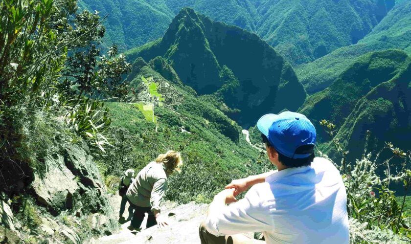 Vista desde la montaña Machu Picchu