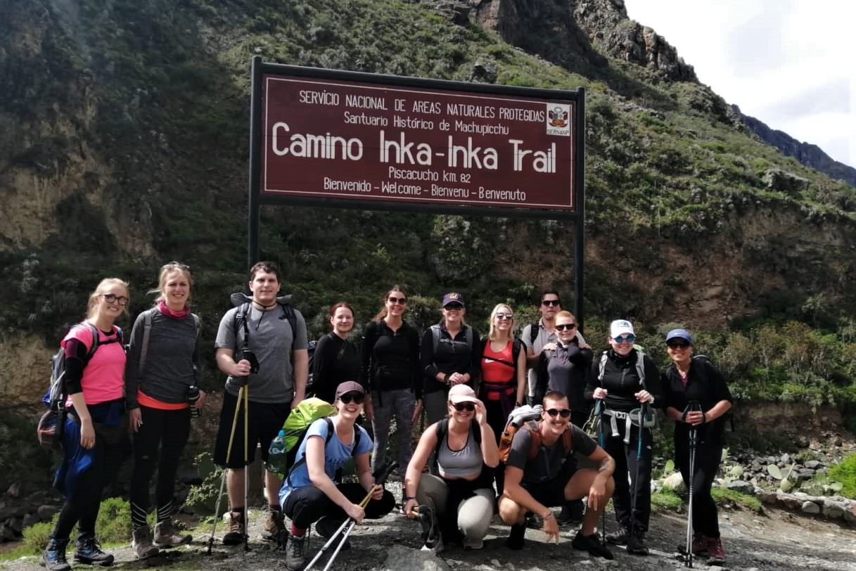 Km 82, the beginning of the Inca Trail 7 days