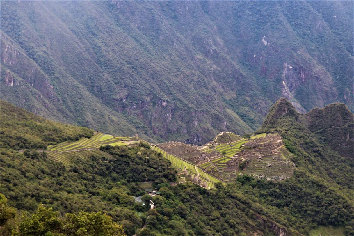 Vista de Machu Picchu desde Sungate - Camino Inca 7 días