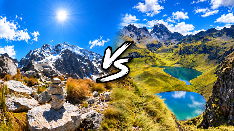 Salkantay trek vs Lares Trek