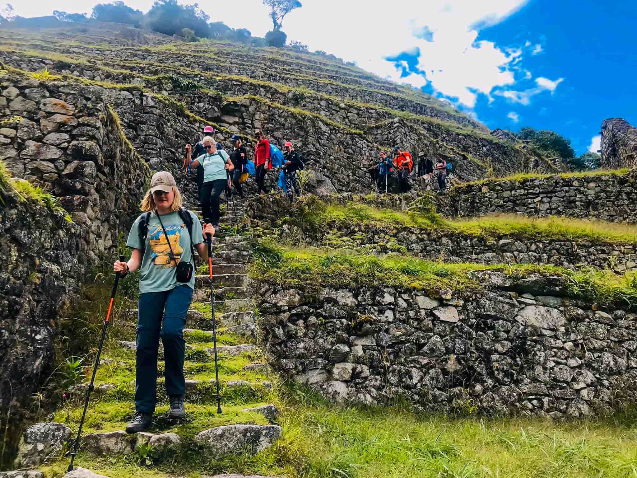 Stairs during the Classic Inca Trail