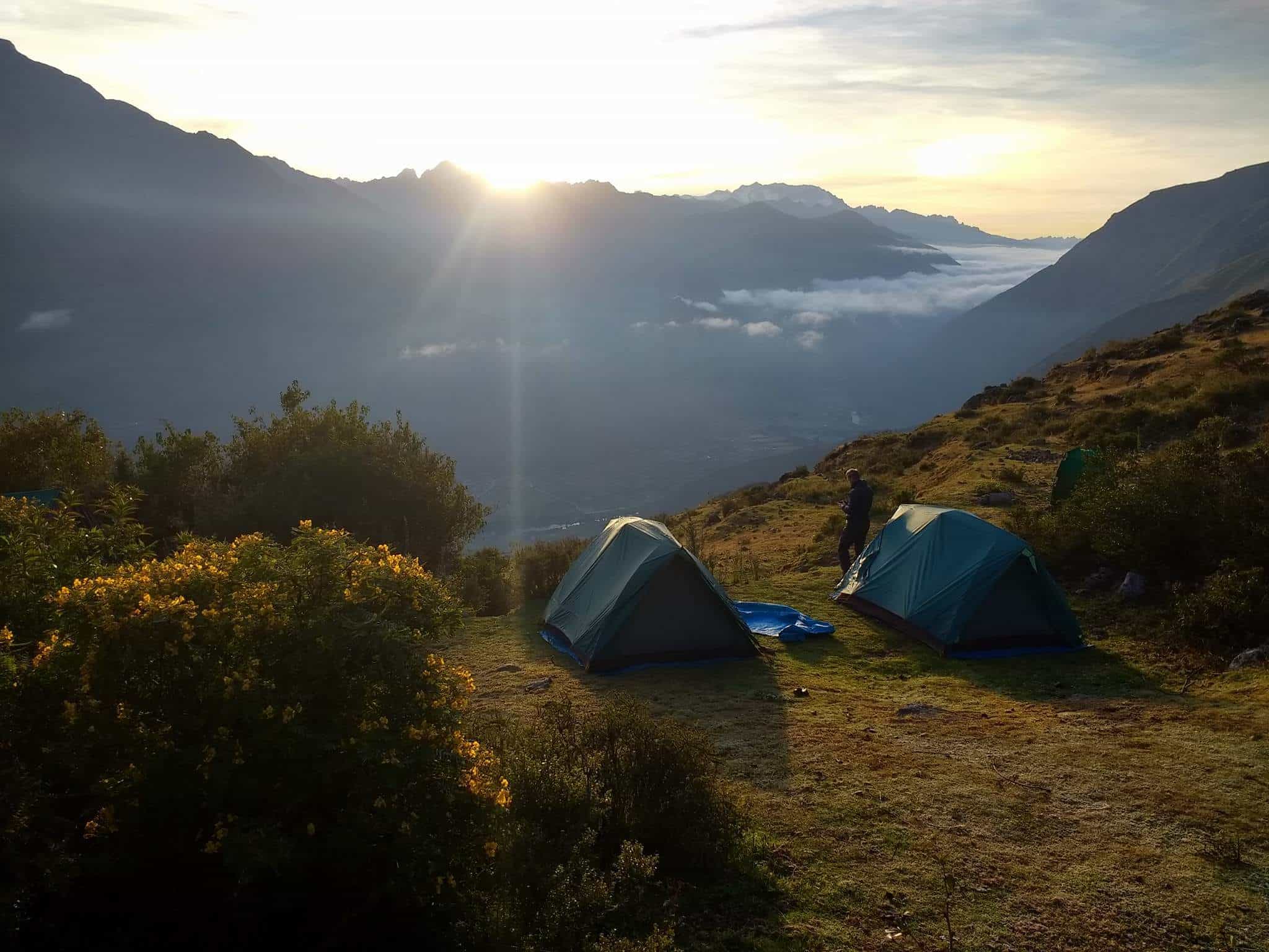 Campsite - Huchuy Qosqo + Short Inca Trail 4 days