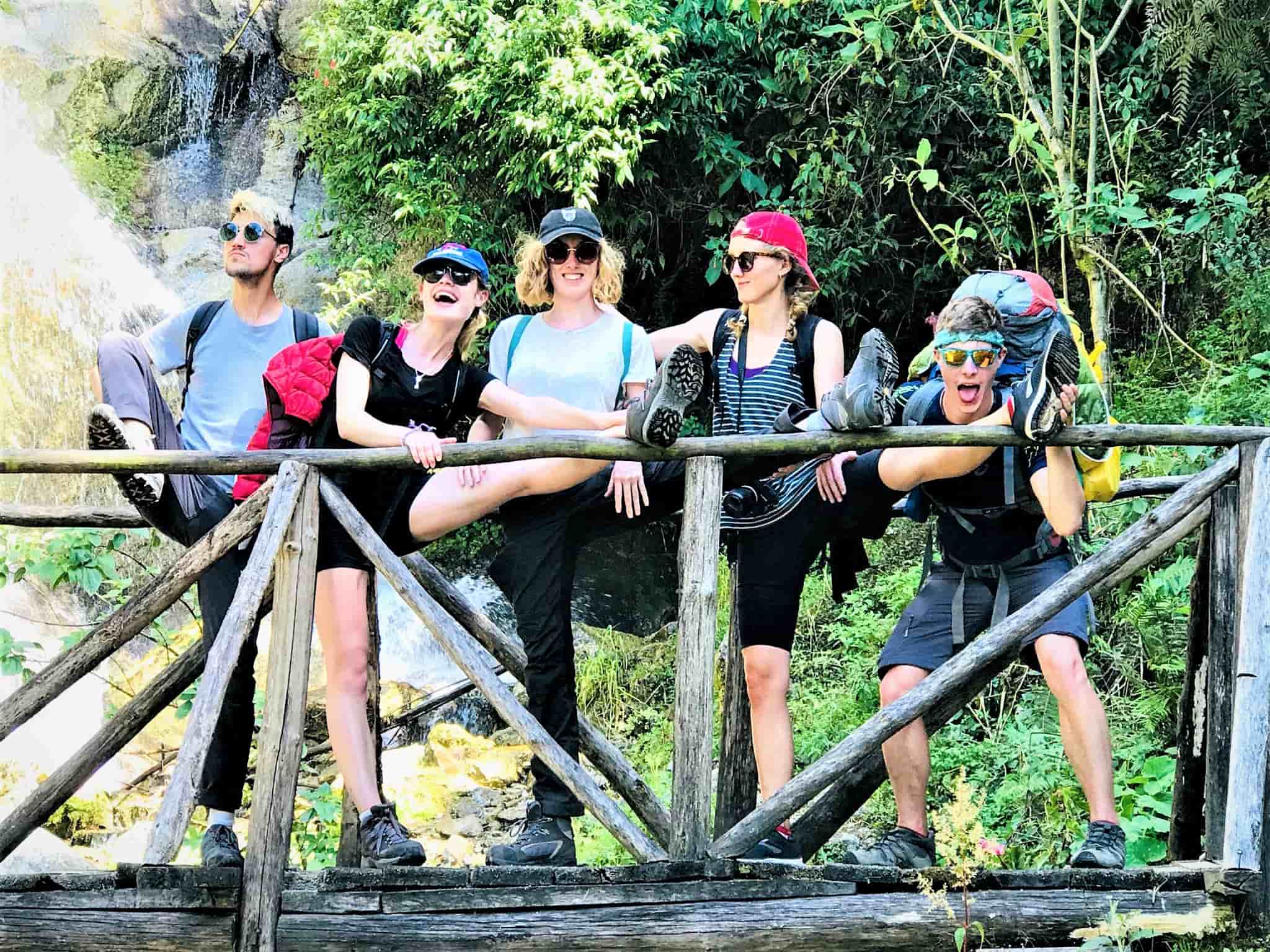 Hikers inteh Inca Trail - Alternative Inca Trail