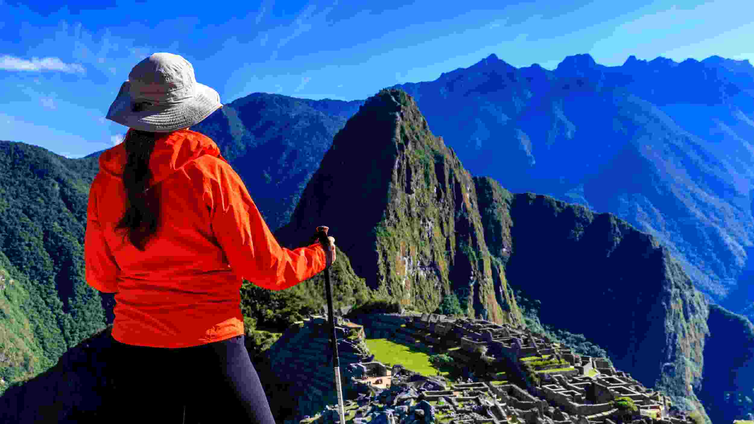 View of Machu Picchu on the last day Inca Trail Private Tour