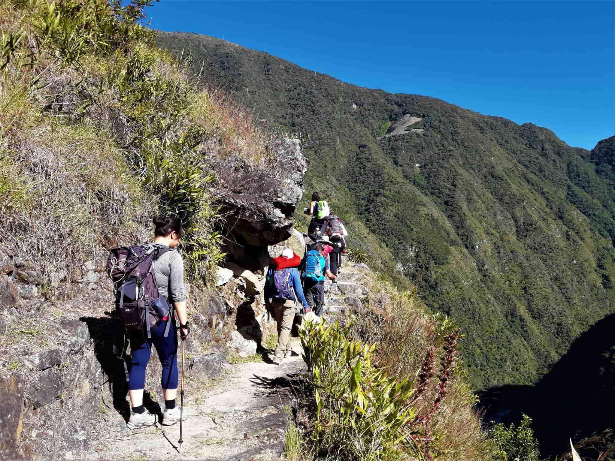 La ruta de senderismo - Camping Camino Inca Corto