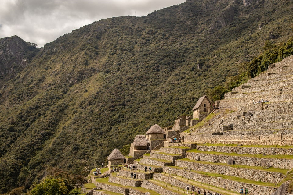 View of the Farming Area - Tour to Machu Picchu