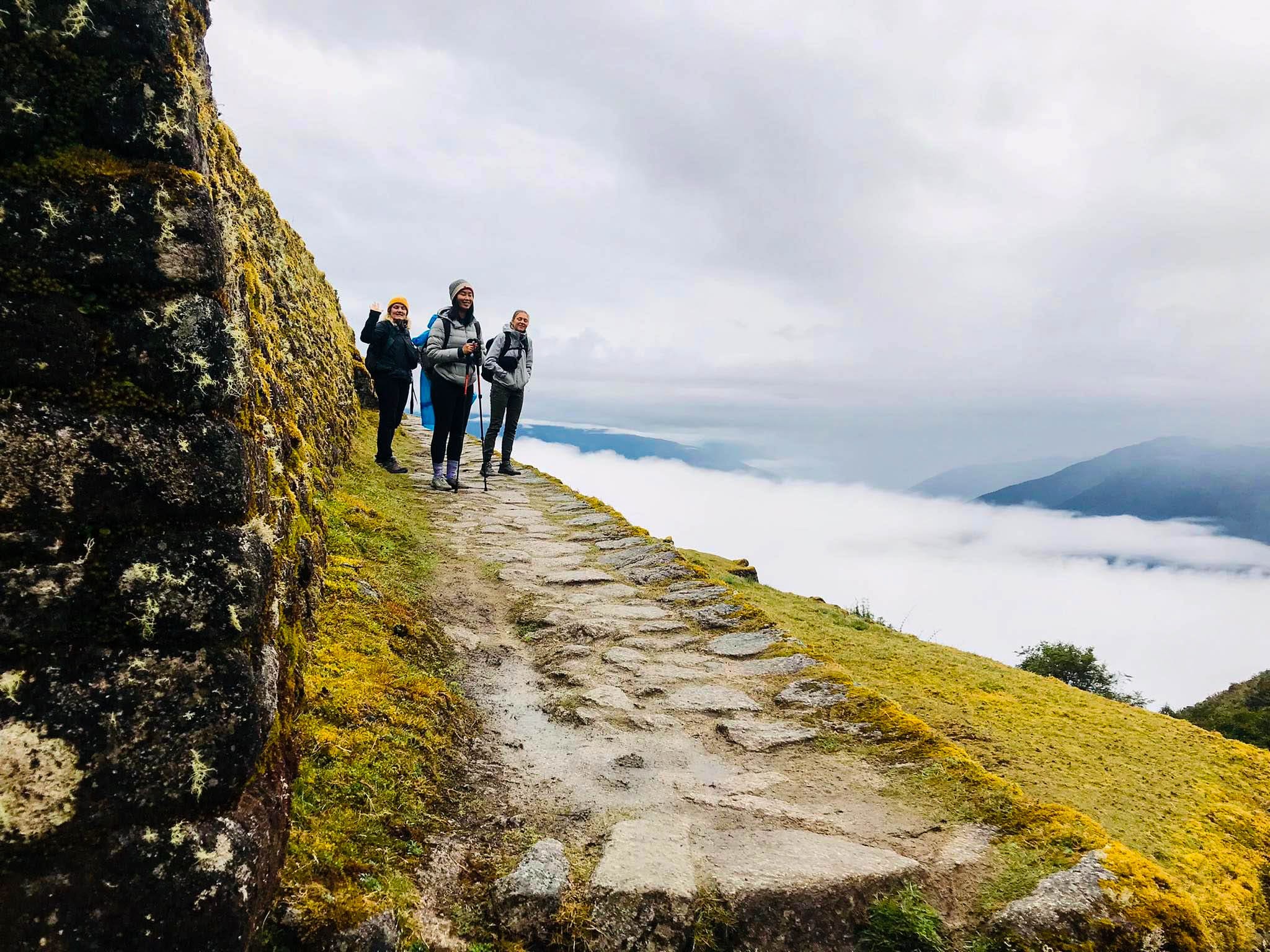 Stone-paved trail - Luxury Inca Trail to Machu Puicchu