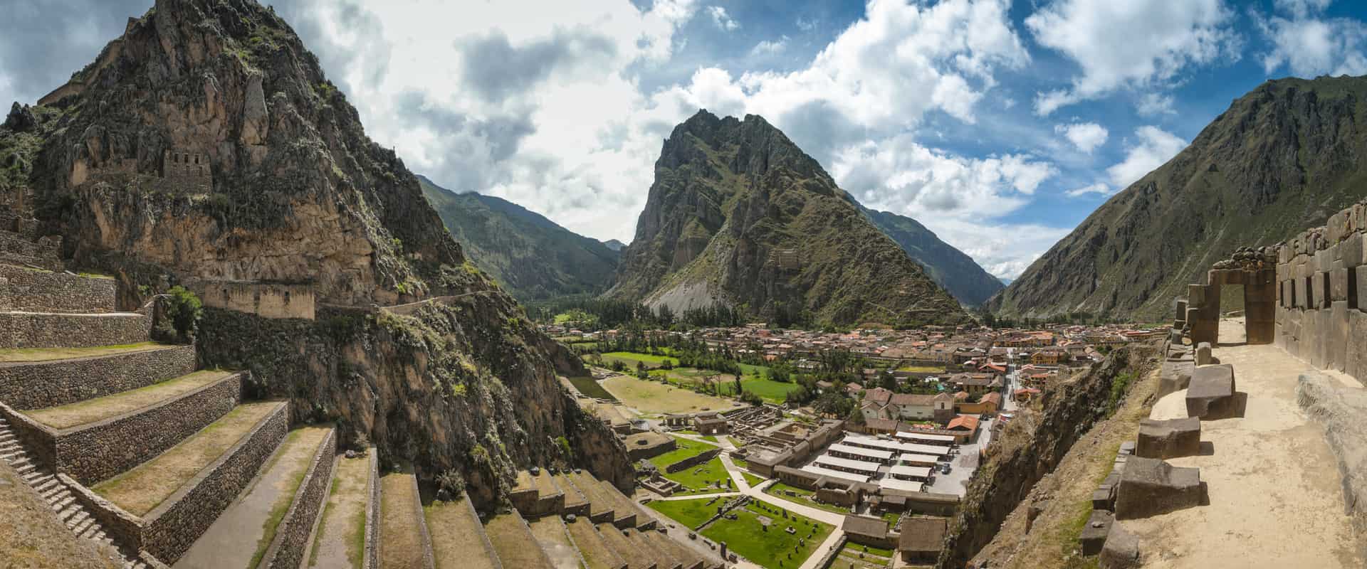 The archaeological site of Ollantaytambo