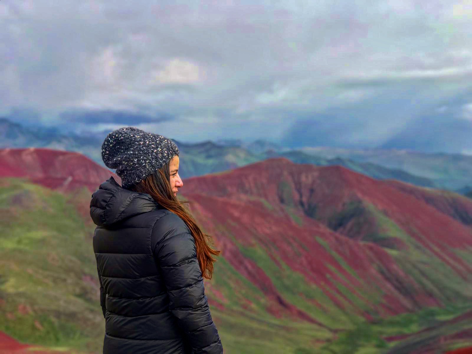Vista del Valle Rojo - Montaña Arcoiris