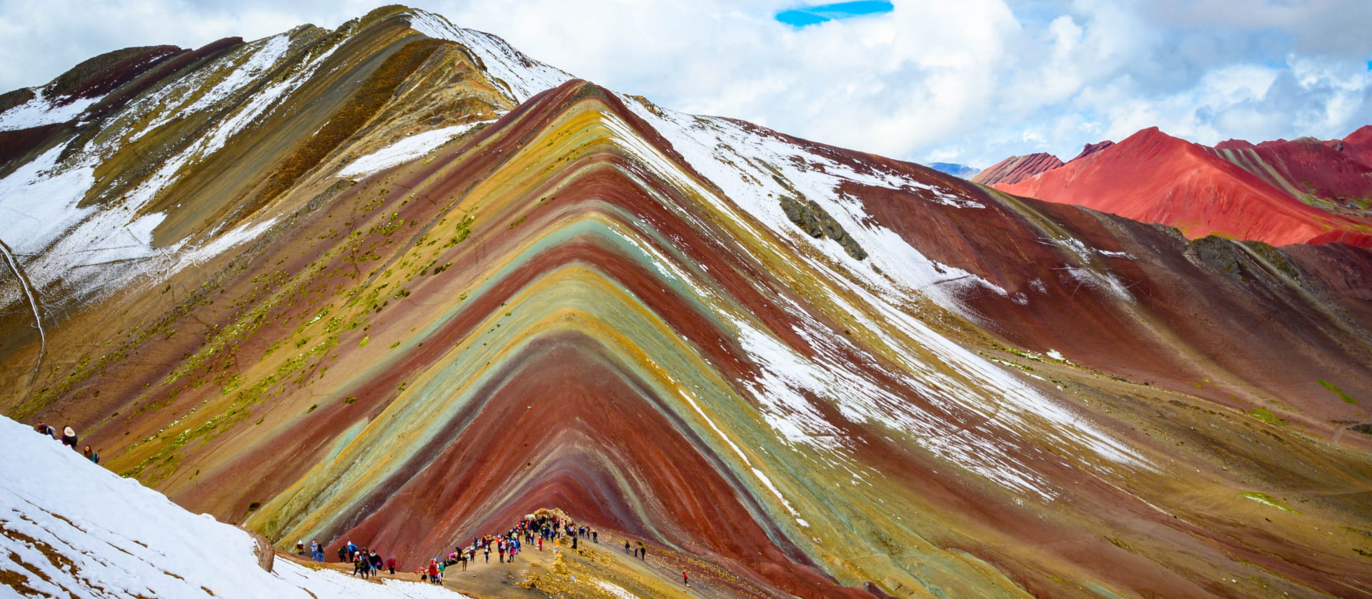 Las montañas de colores en Peru