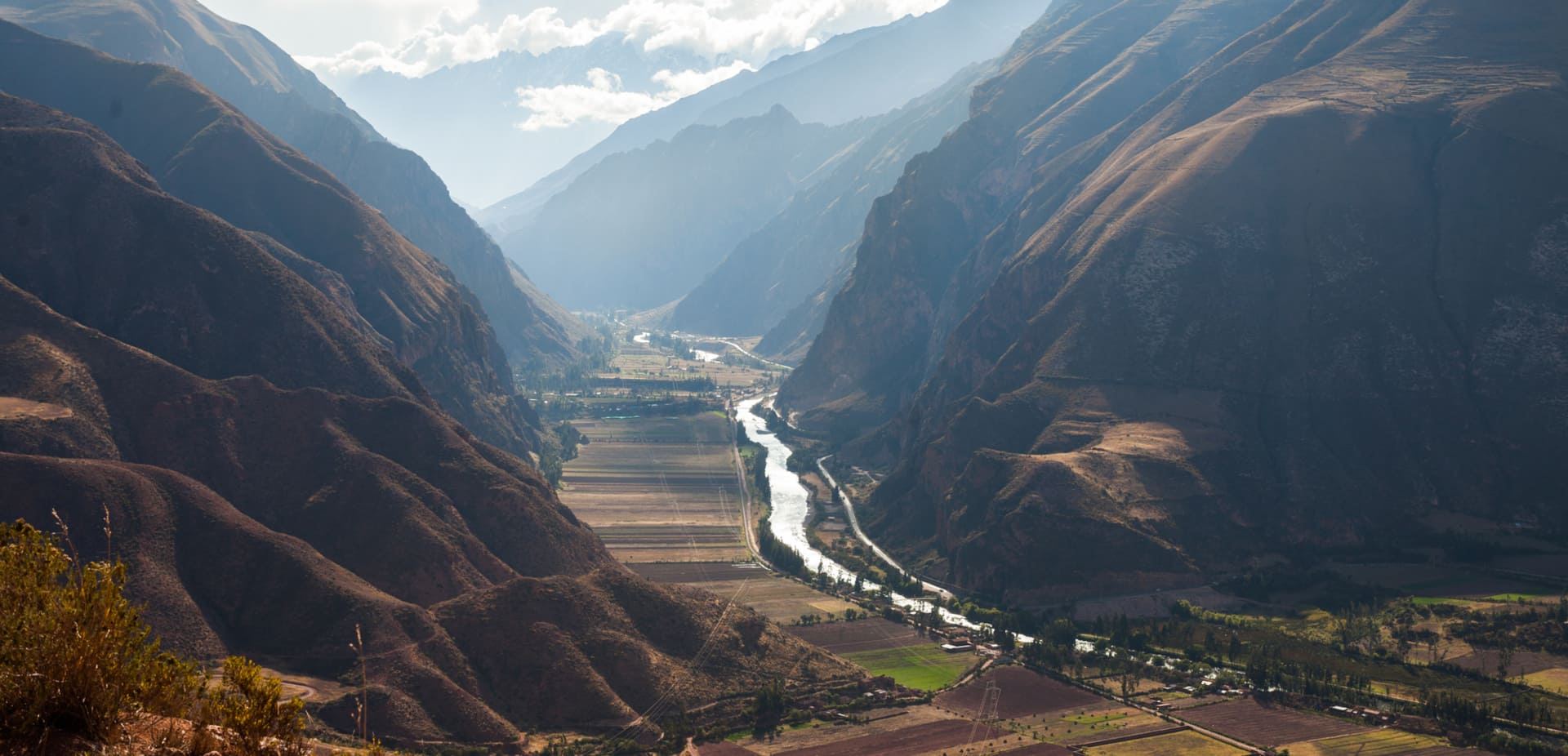Best view of the Sacred Valley of the Incas 