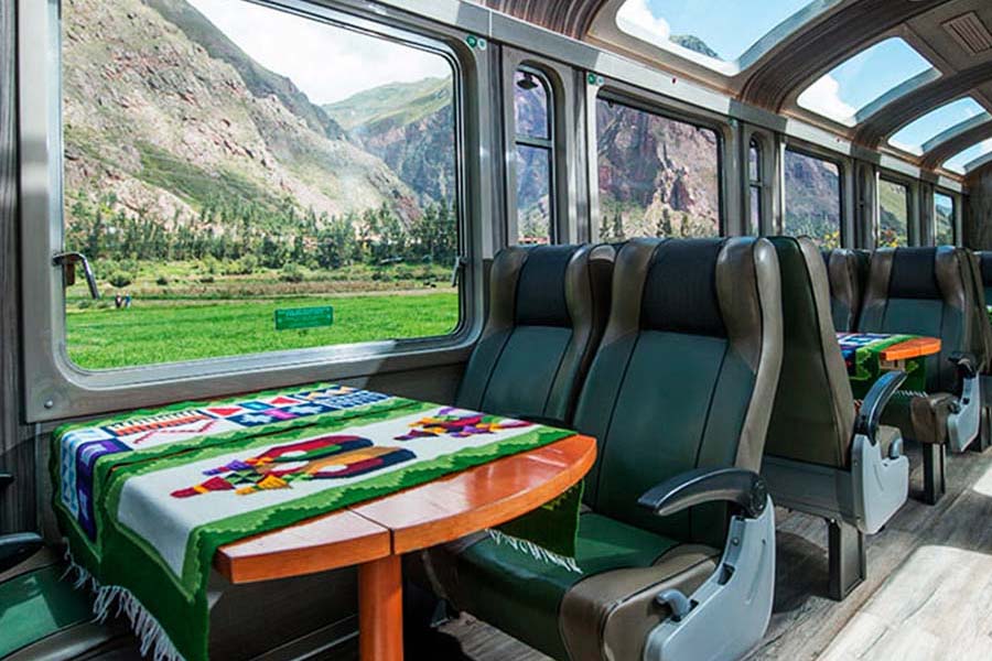 Panoramic Vistadome Train after the Inca Trail Trexperience Peru
