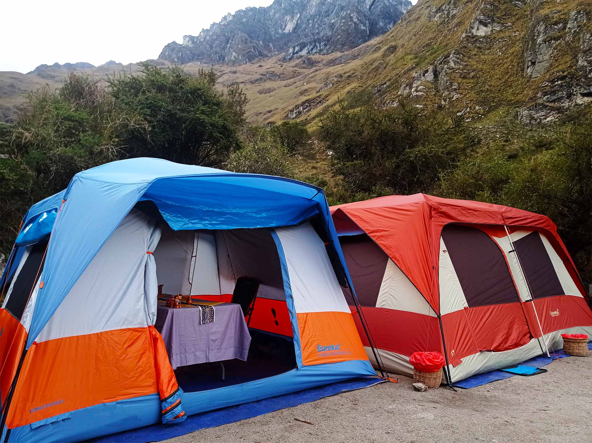 Luxury inca trail Camping