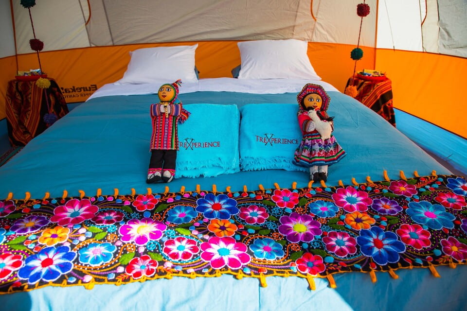 Luxury Inca Trail Tour - camping cots