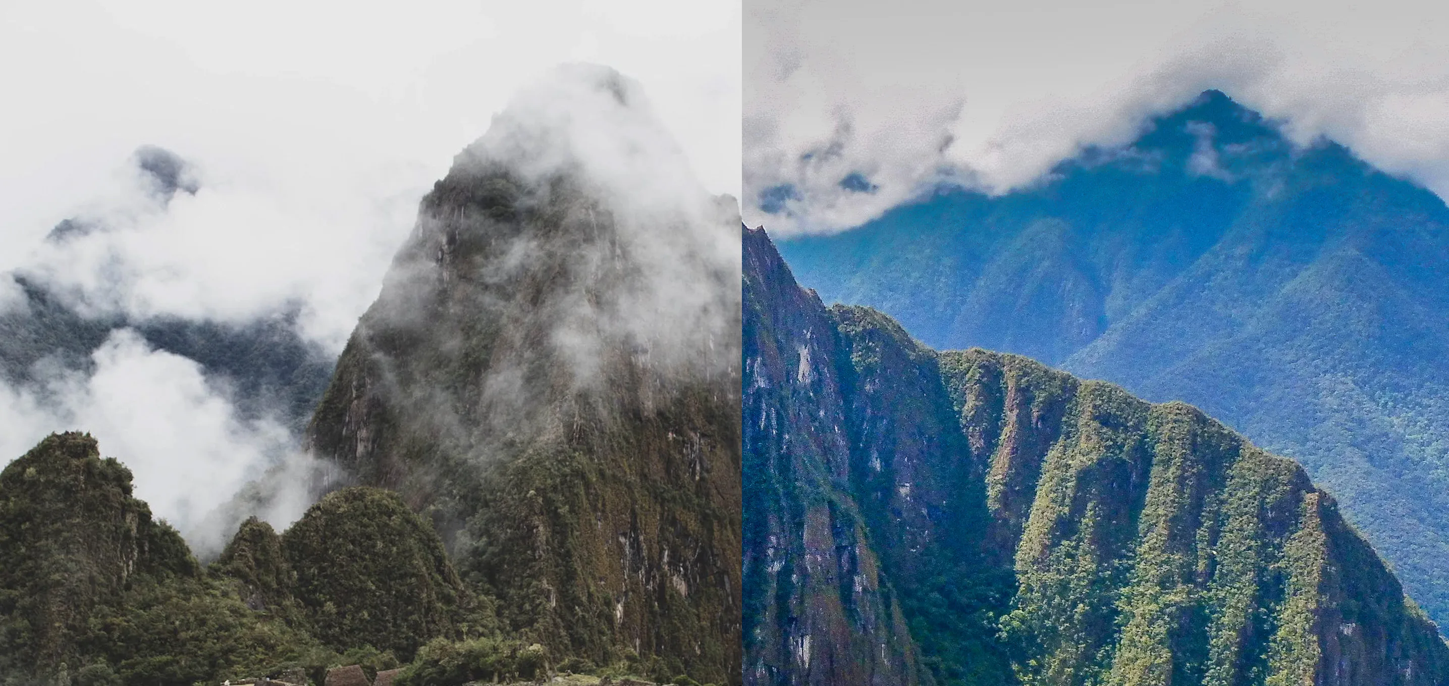 Las dos estaciones del año en Machu Picchu