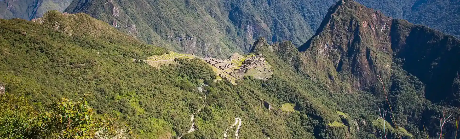 View from Inti Punku Inca Trail