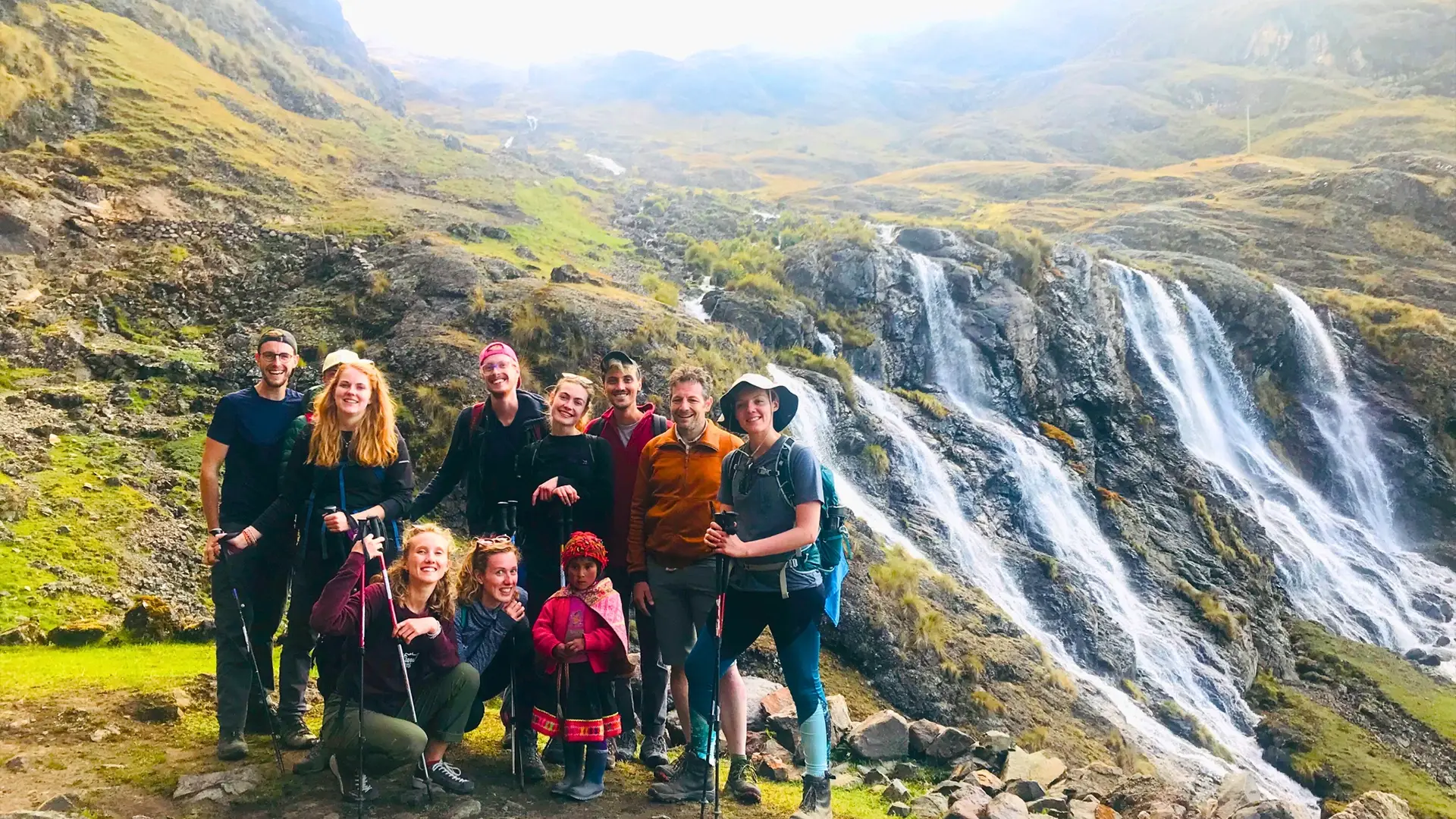 Waterfalls on the Lares Trek To Machu Picchu | TreXperience