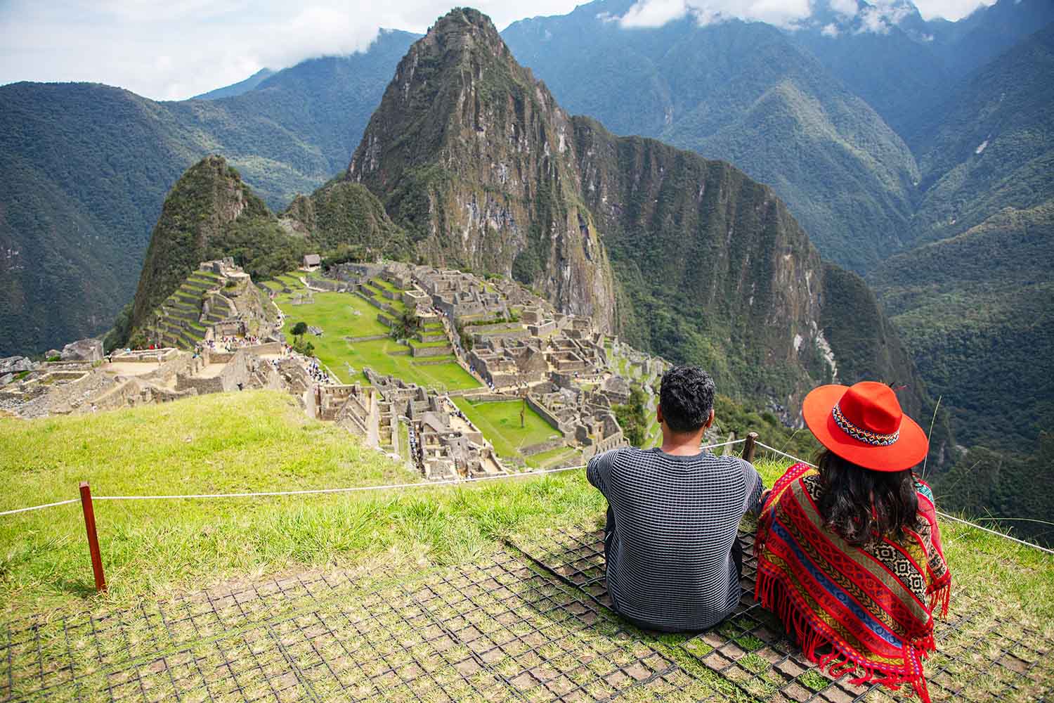 Machu Picchu Tourists looking at Machu Picchu | TreXperience
