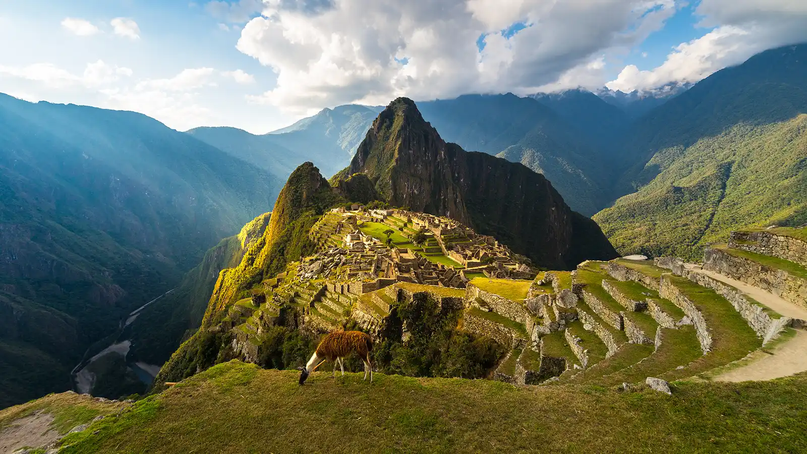 View of Machu Picchu at Sunrise