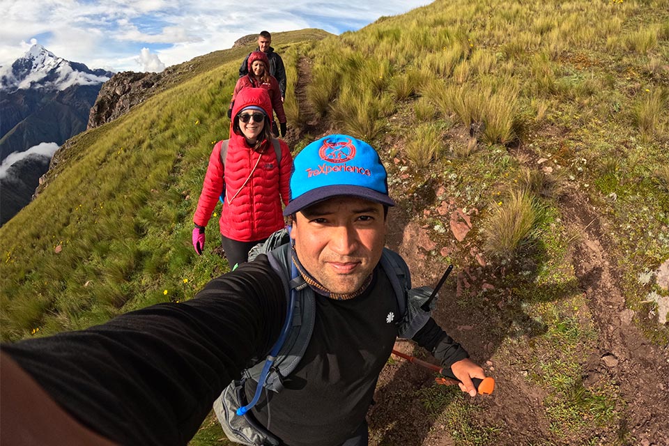 Selfie Cachicata trek a Machu Picchu