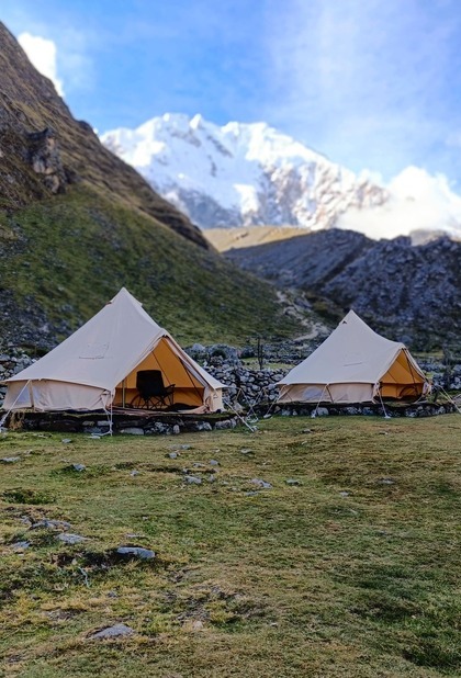 Laguna Humantay dia 1 del Salkantay Trek Clásico 4 días