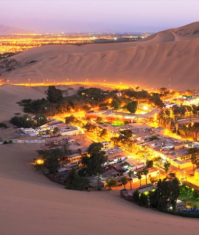 Huacachina Ancient kingdoms of Peru
