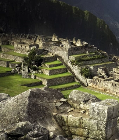 Machu Picchu citadel architecture - Machu Picchu tour 2 days by train from Cusco