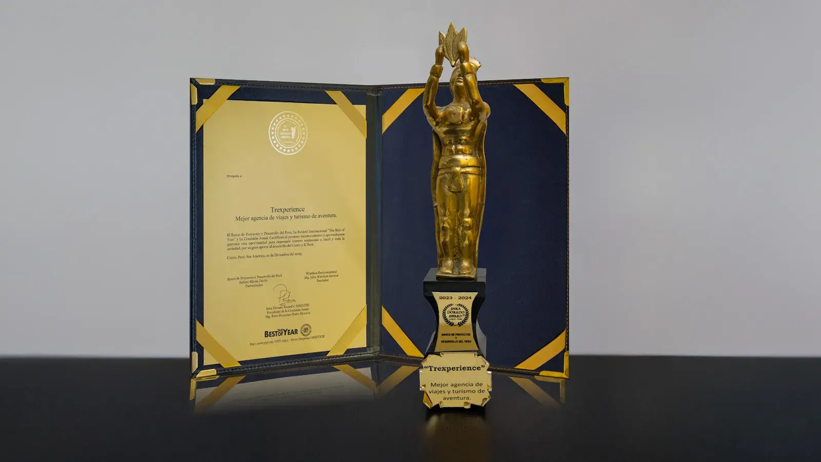 Inca Dorado statuette | TreXperience Inca Dorado statuette