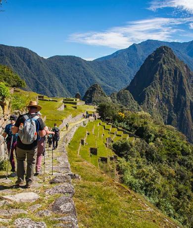 Vista de Machu Picchu despues del Camino Inca Privado