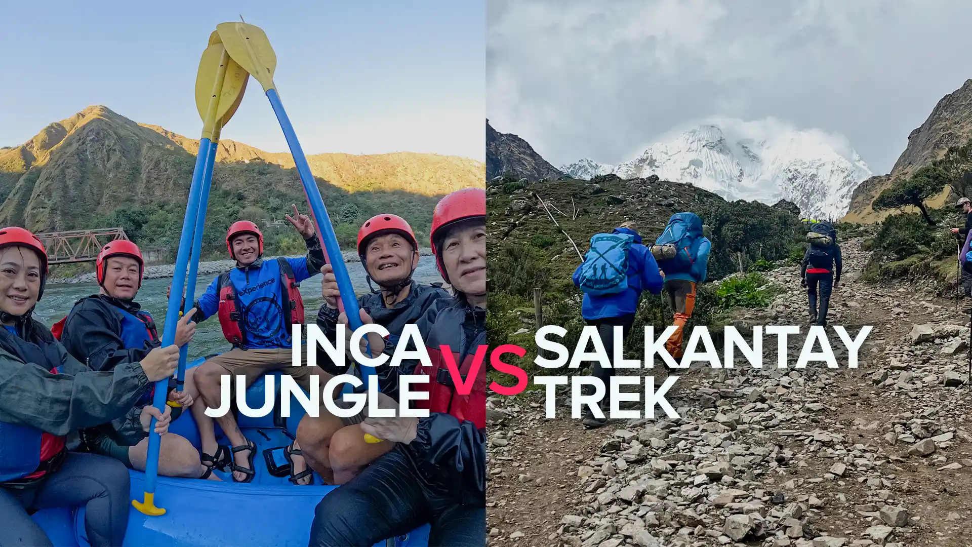 Inca Jungle Trek vs Salkantay Trek | TreXperience