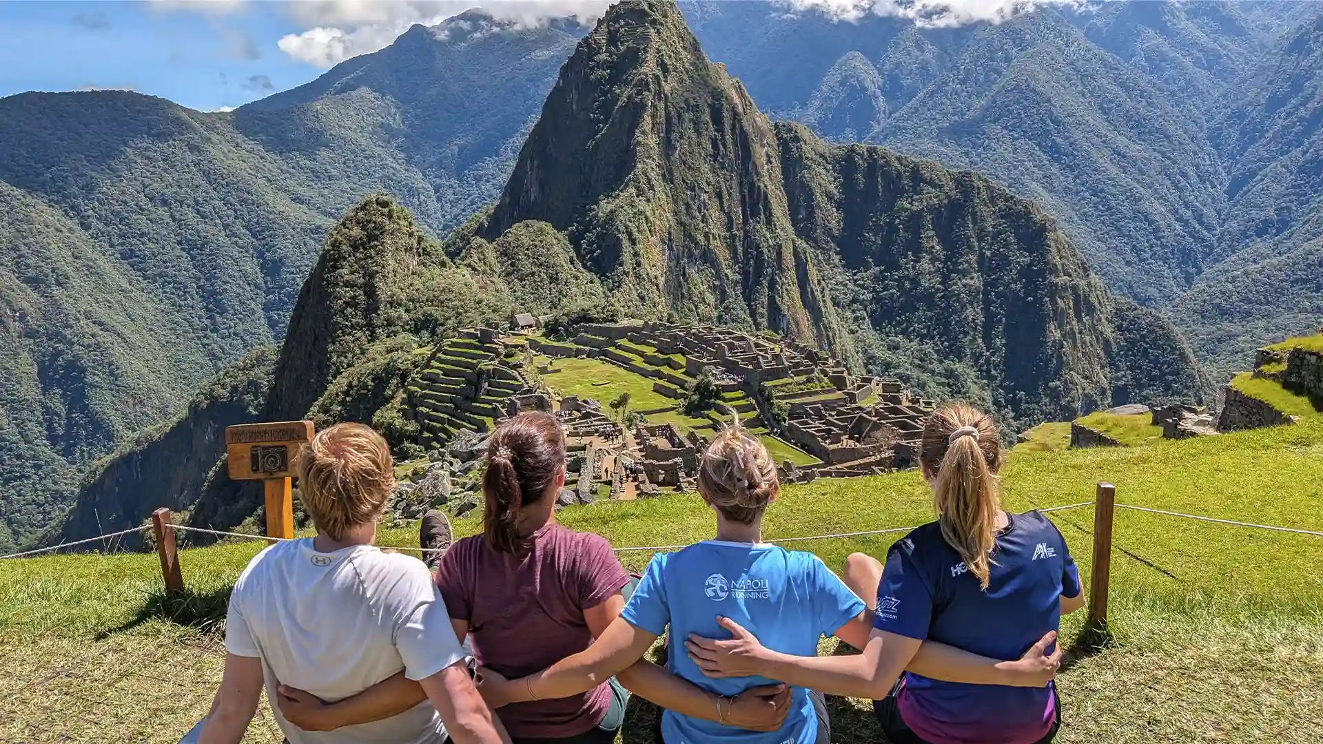 Friends looking Machu Picchu after the Short Inca Trail | TreXperience