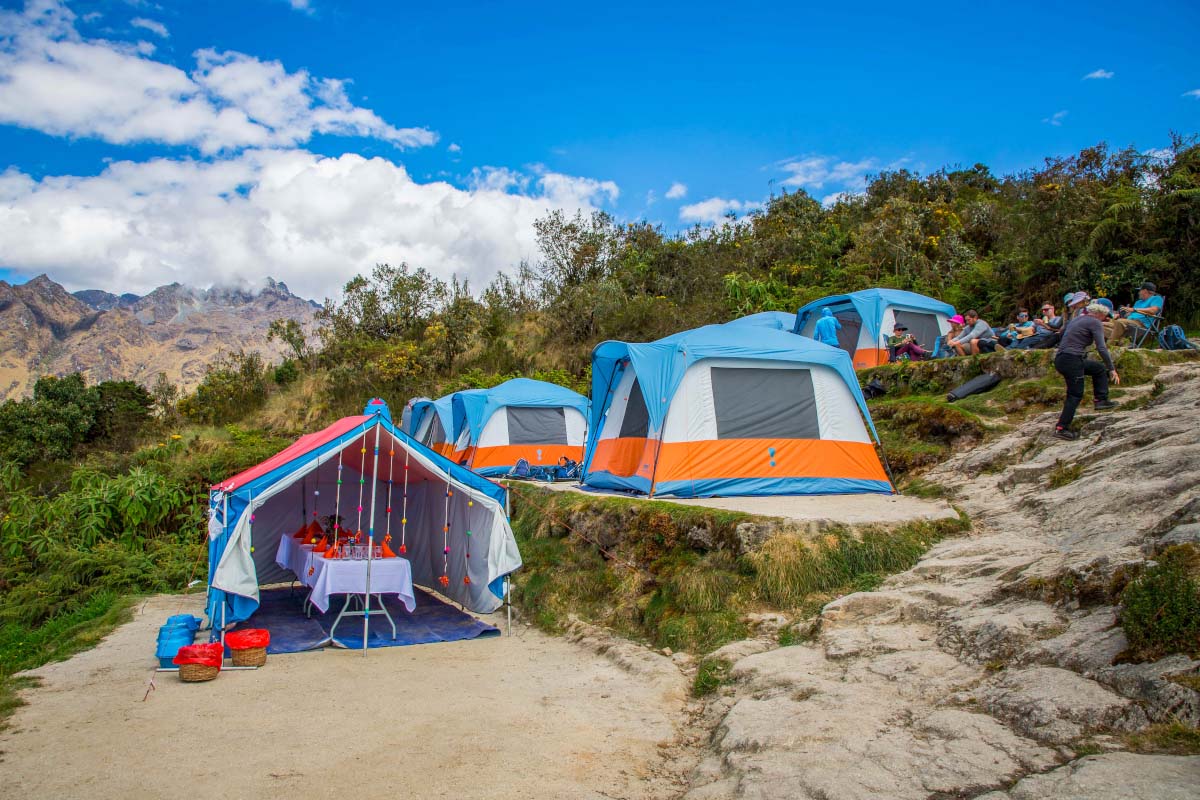TreXperience luxury tents in a government-designated camping area TreXperience luxury tents in a government-designated camping area