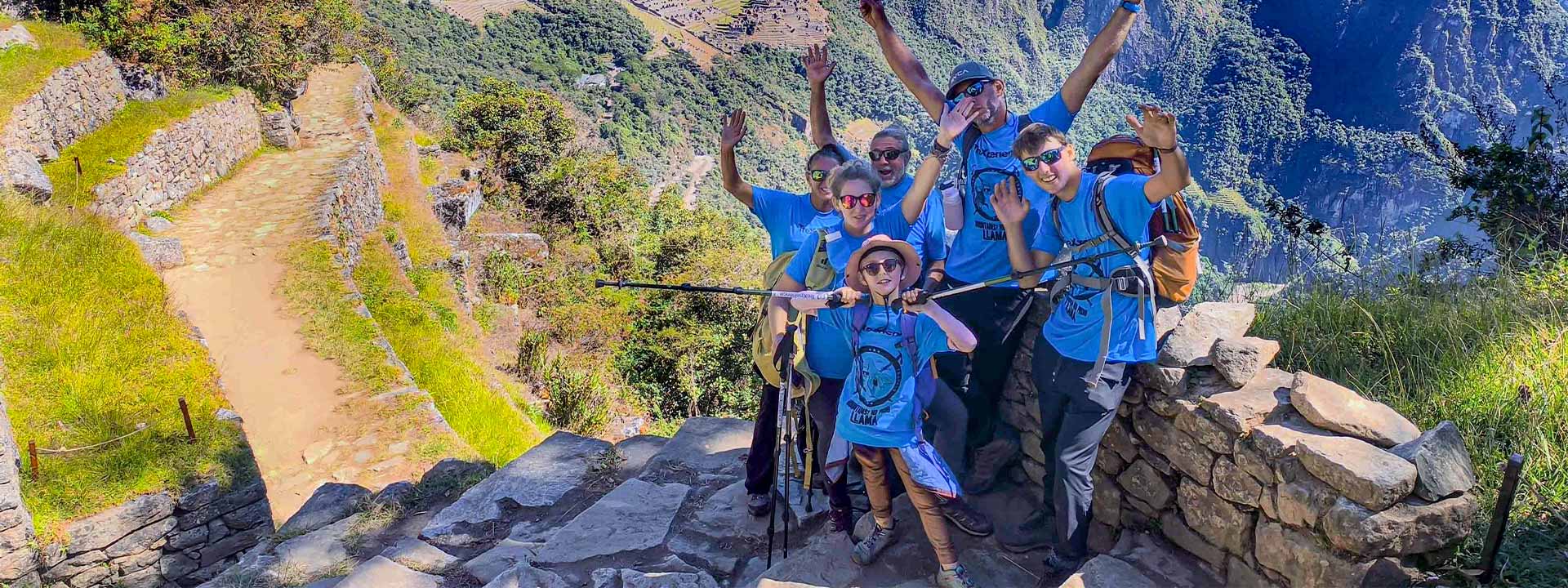 Tourist family of TreXperience in the Sun Gate 
