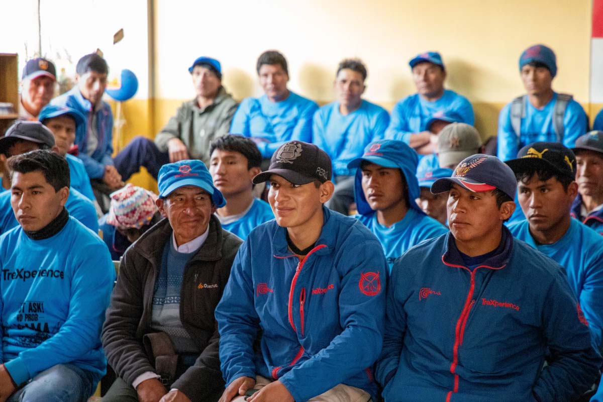 The entire TreXperience staff receiving training The entire TreXperience staff receiving training