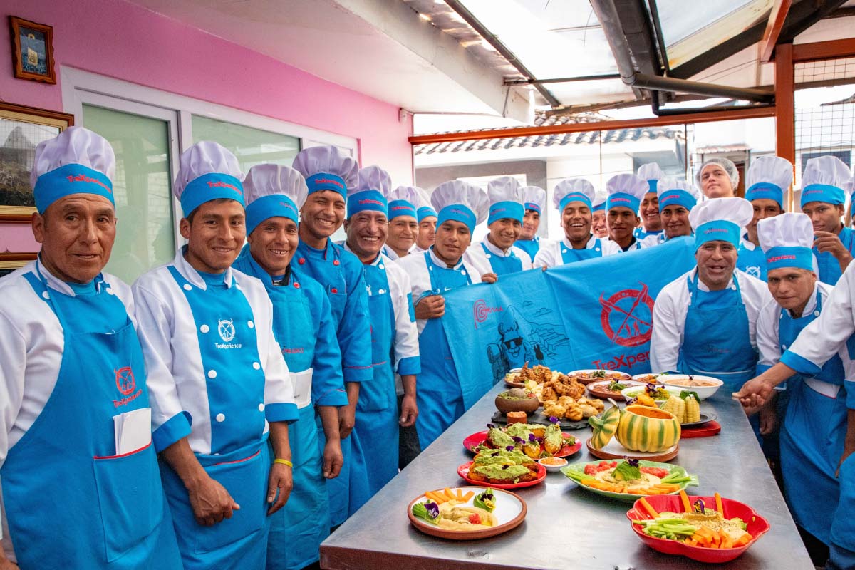 Trexperience's senior chefs leading the training Trexperience's senior chefs leading the training