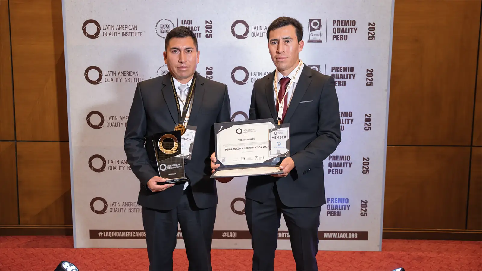 TreXperience operation managers in Laqi 2025 awards