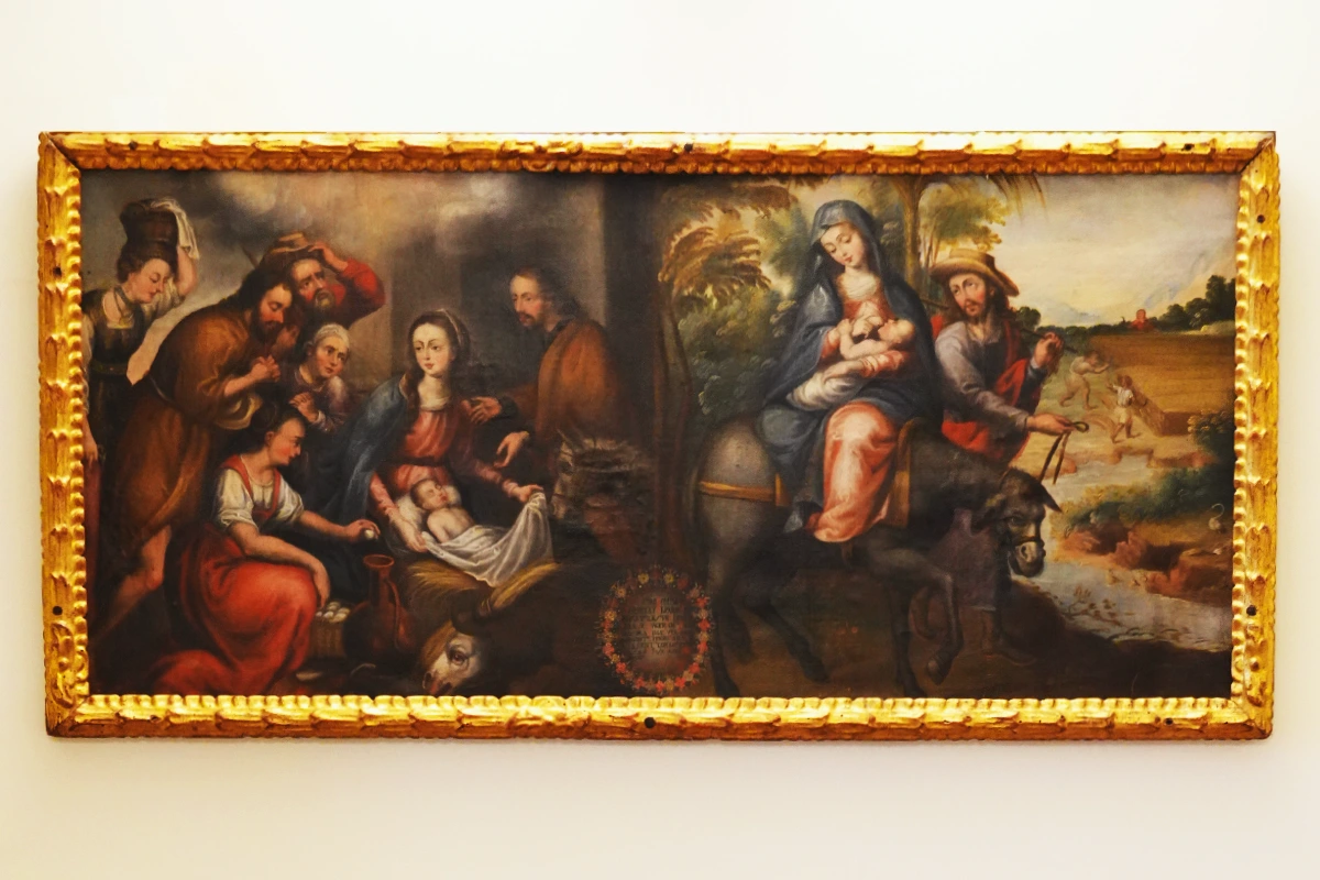 The Adoration of the Shepherds and The Flight into Egypt, masterpieces of the Cusco School of Painting.