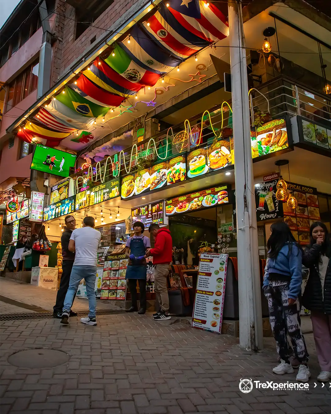 Street of Aguas Calientes by night - All You Can Do Besides Machu Picchu | TreXperience