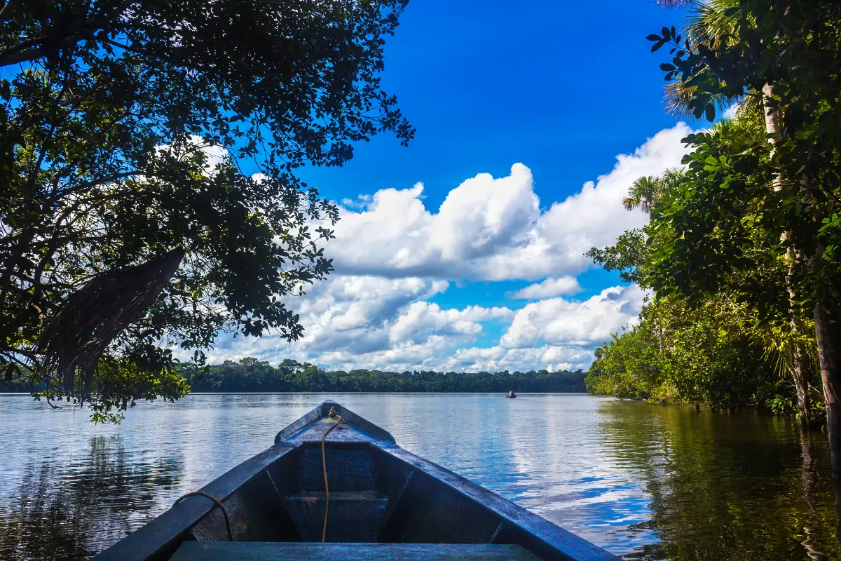 Paseo en bote por el lago de Tambopata | TreXperience