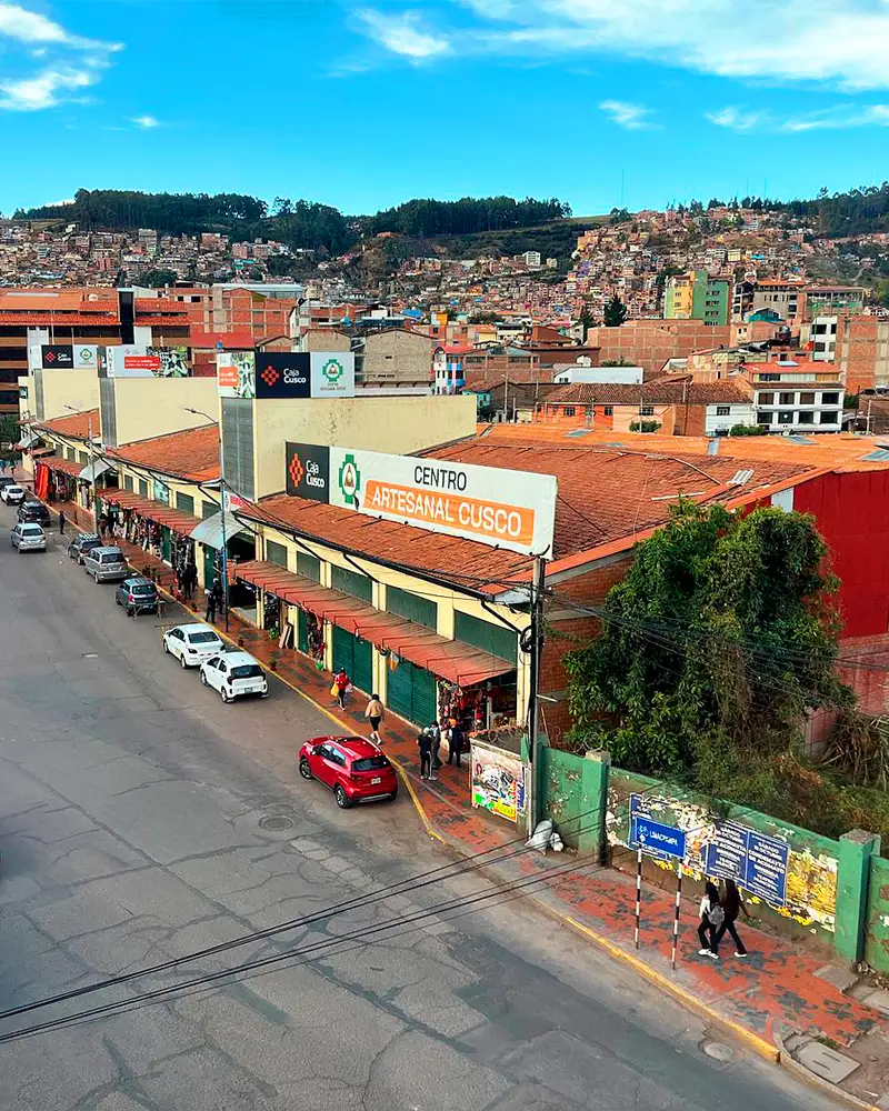 Facade of the Cusco Handicraft Center Facade of the Cusco Handicraft Center