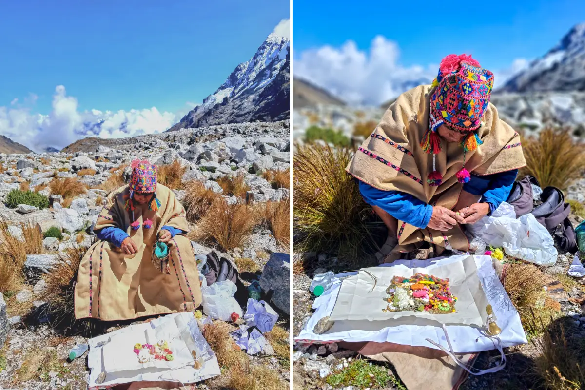 Ceremonia a los pies del nevado Salkantay por el Año Nuevo Andino | TreXperience Ceremonia a los pies del nevado Salkantay por el Año Nuevo Andino | TreXperience
