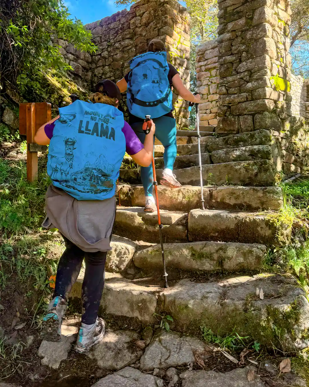 Climbing to the Sun Gate in the Inca Trail | TreXperience Climbing to the Sun Gate in the Inca Trail | TreXperience