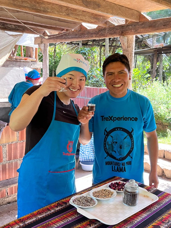 Salkantay coffee tasting Coffee tasting on the Salkantay | TreXperience