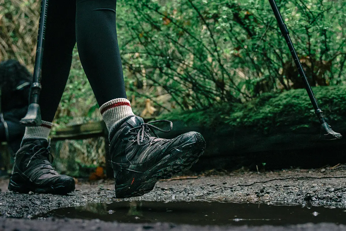 como usar bastones trekking charcos | TreXperience