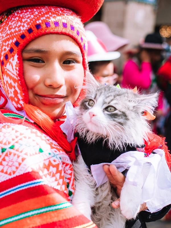 Parade of pets dressed in traditional Cusco costumes | TreXperience
