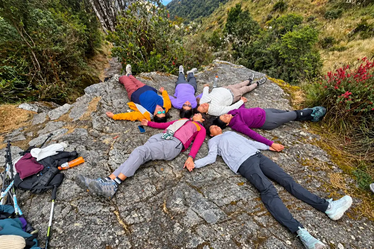 Descanso en el trekking | TreXperience