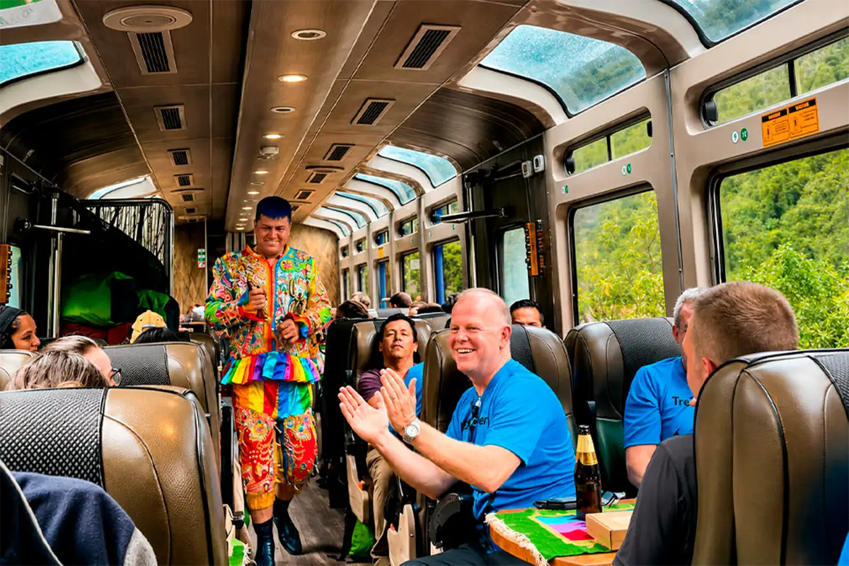 Enjoy the Vistadome train at return from Inca Trail | TreXperience Enjoy the Vistadome train at return from Inca Trail | TreXperience