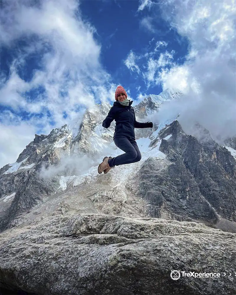 Disfrutando del abra Salkantay | TreXperience